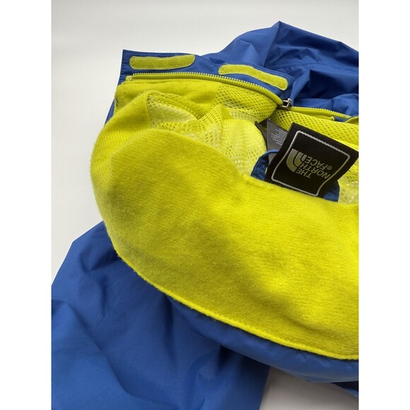 North Face Jacket Boys XL Hyvent Blue Yellow Coat Rain Ski Parka Outdoors Kids - Picture 8 of 16